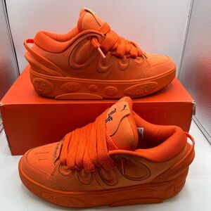 Puma orange jumbo sneakers size 9